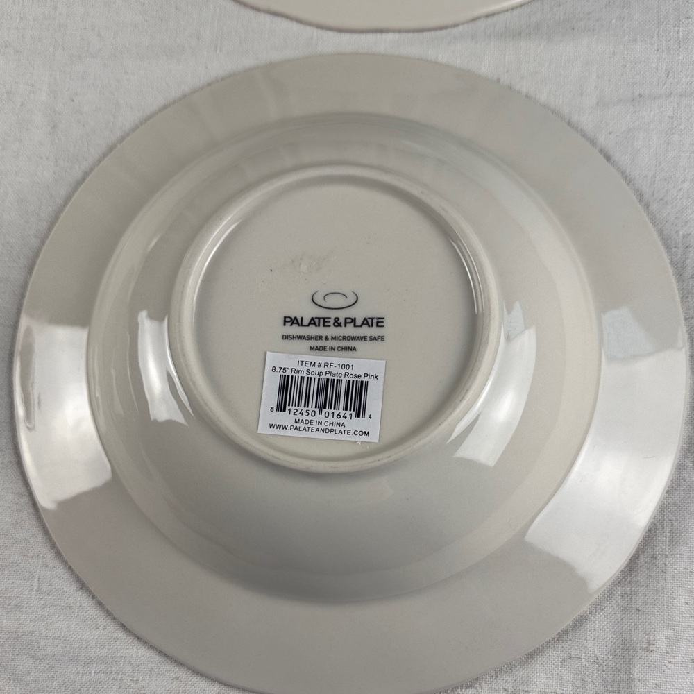 Palate & Plate Rose Floral Soup or Salad Bowls- Rare - Picture 6 of 9